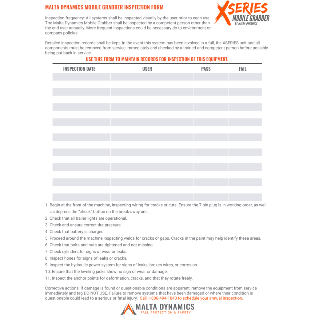 Inspection Form