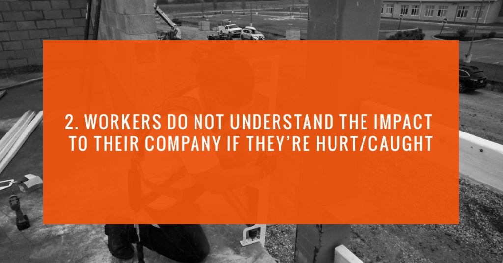 2. Workers Do Not Understand the Impact to Their Company if Theyre HurtCaught