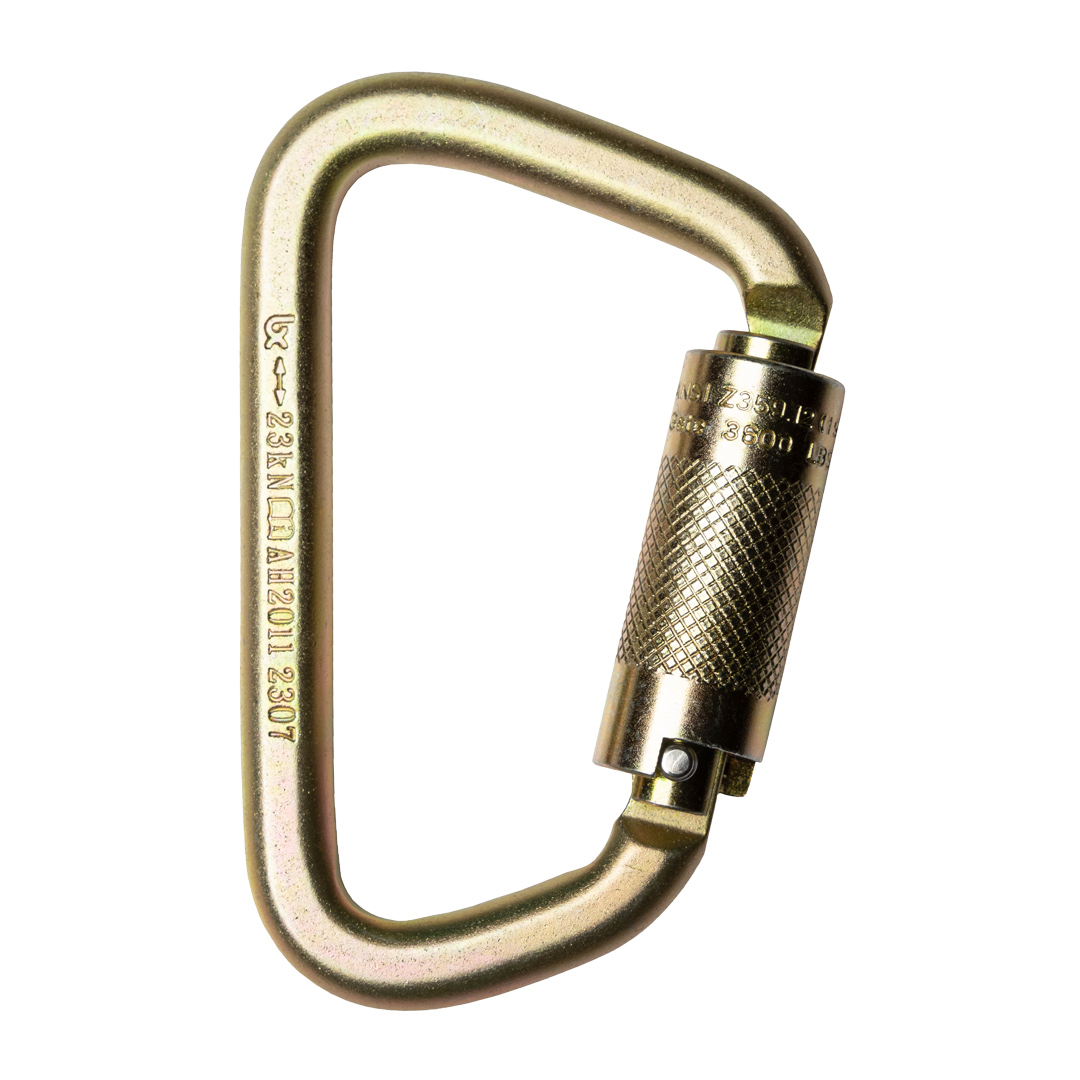 HIGH STRENGTH STEEL LOCKING CARABINER