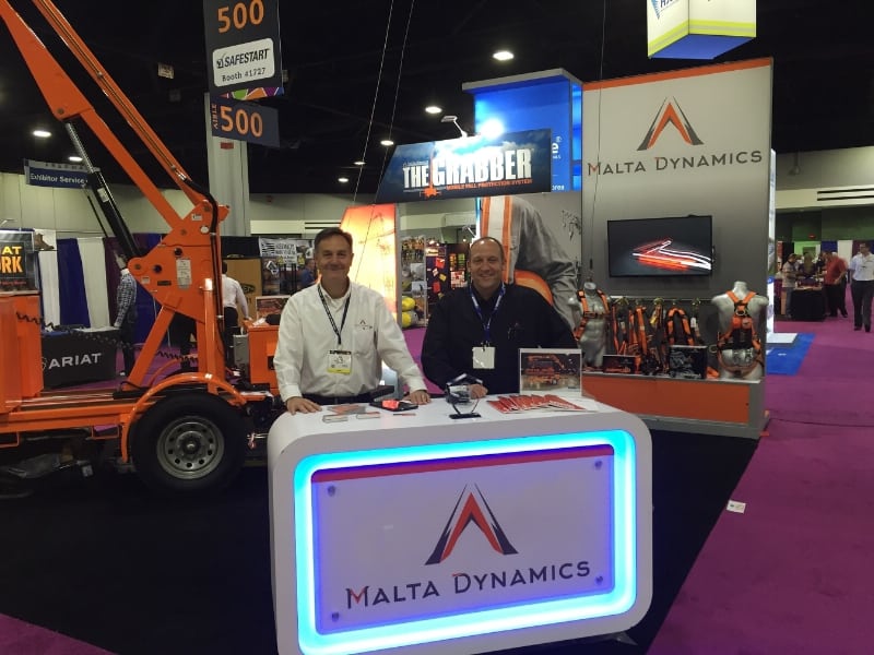 Malta Dynamics Grabber Mobile Fall Arrest System Wins ASSE Safety 2016 Attendee Choice Award